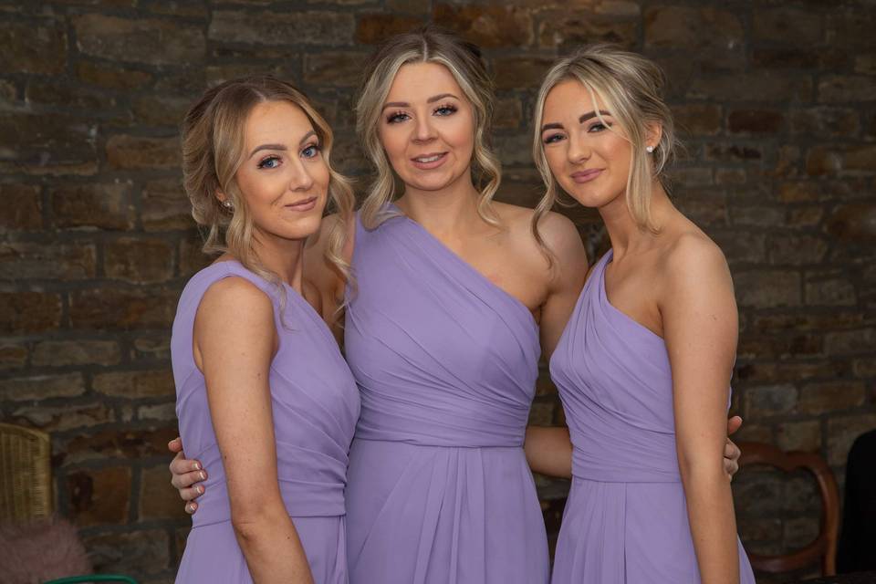 Bridesmaids Hair & Makeup