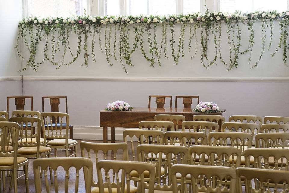 Farringdon room for ceremony