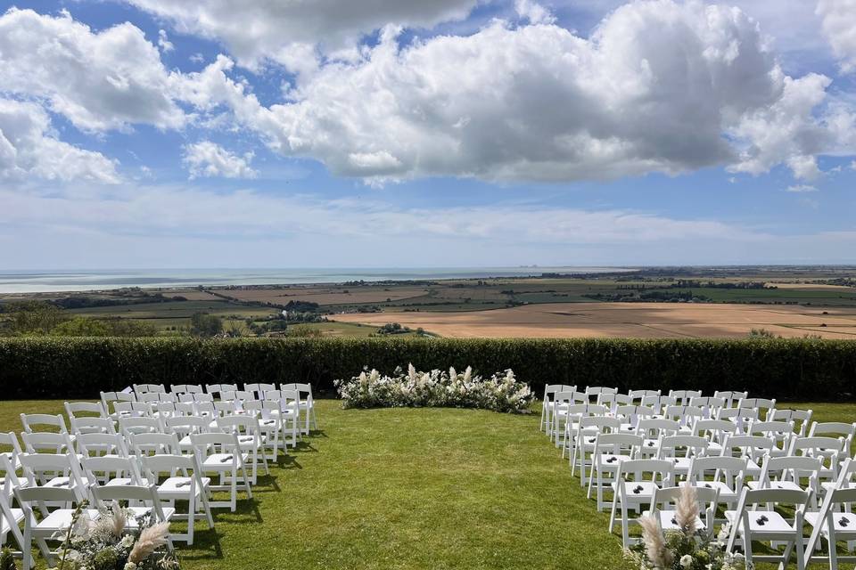 Outdoor Ceremony - Facing View