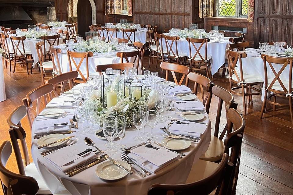 Wedding Breakfast - Great Hall