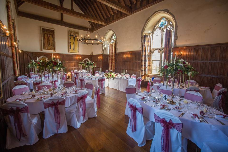 Great hall wedding breakfast