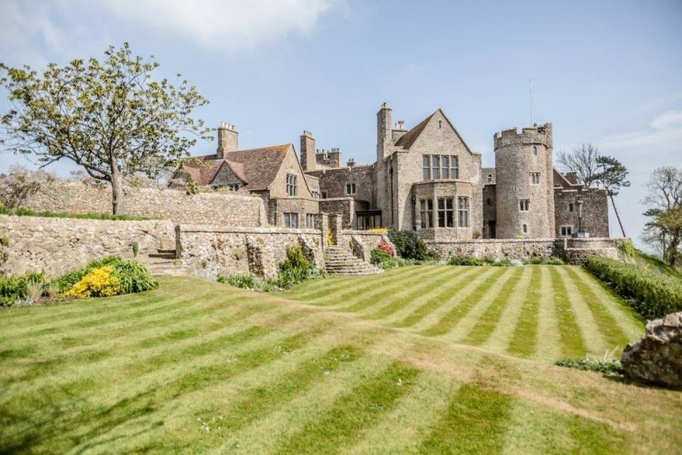 Lympne Castle - Bottom Lawn