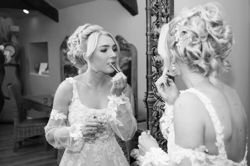 Bride prep