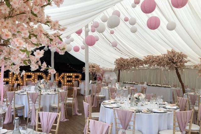 Hanging Lanterns in the Marque