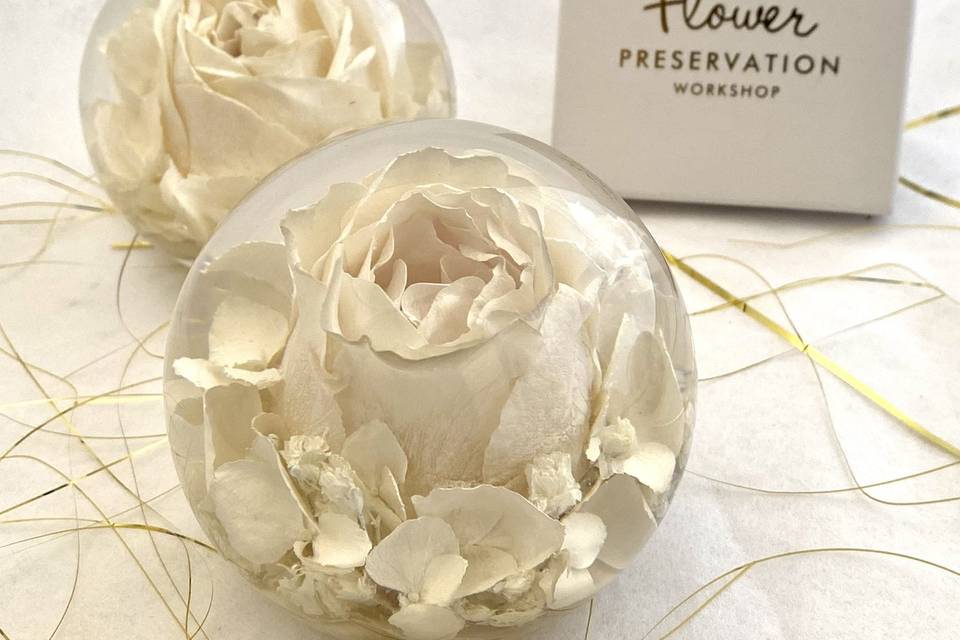 Multi Flower Paperweight