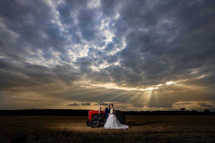 Couple with tractor prop