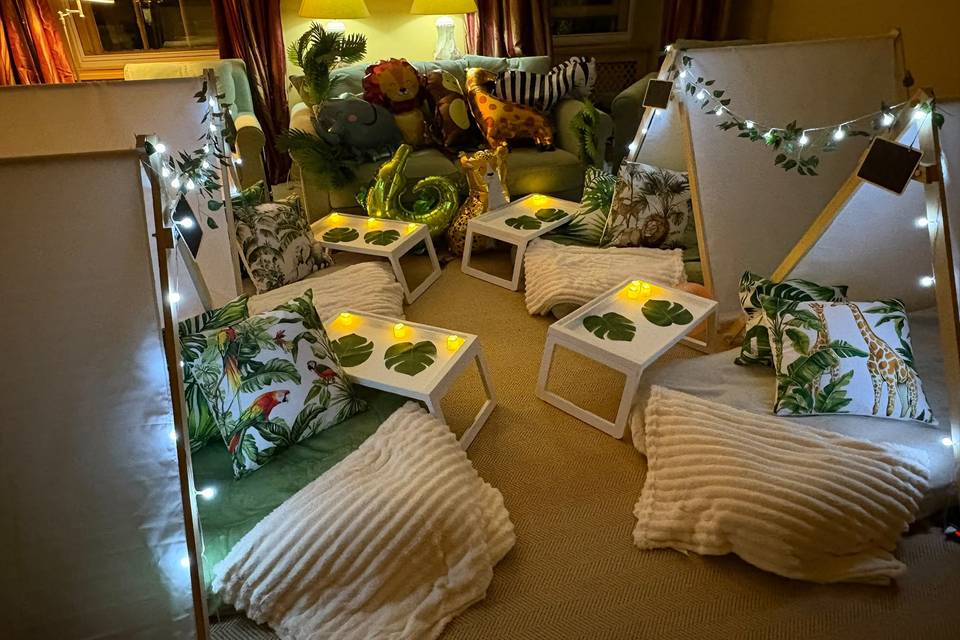Teepee Set Up 1