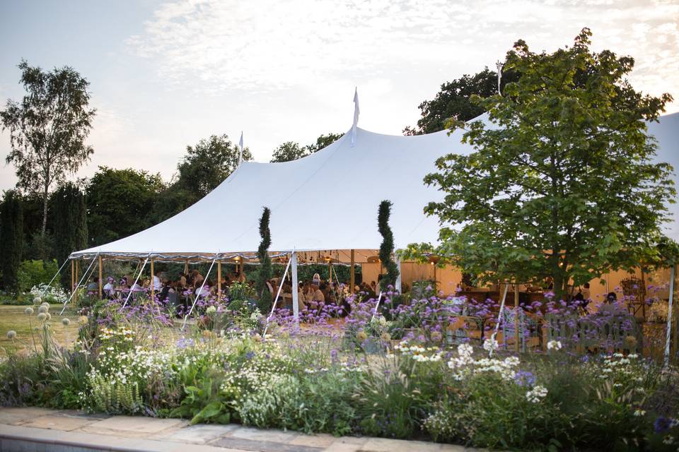 Sperry Tent summer wedding