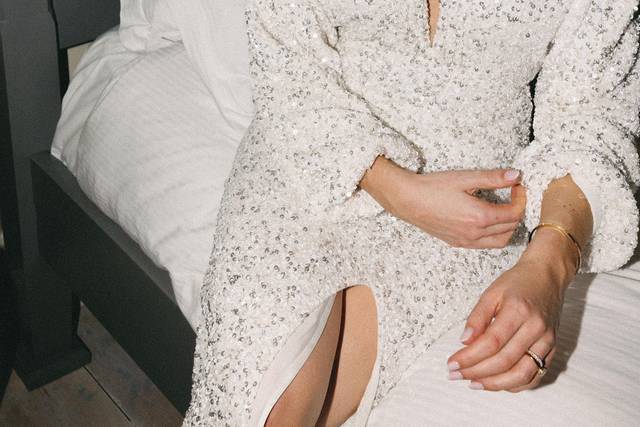 Bridal evening look alteration