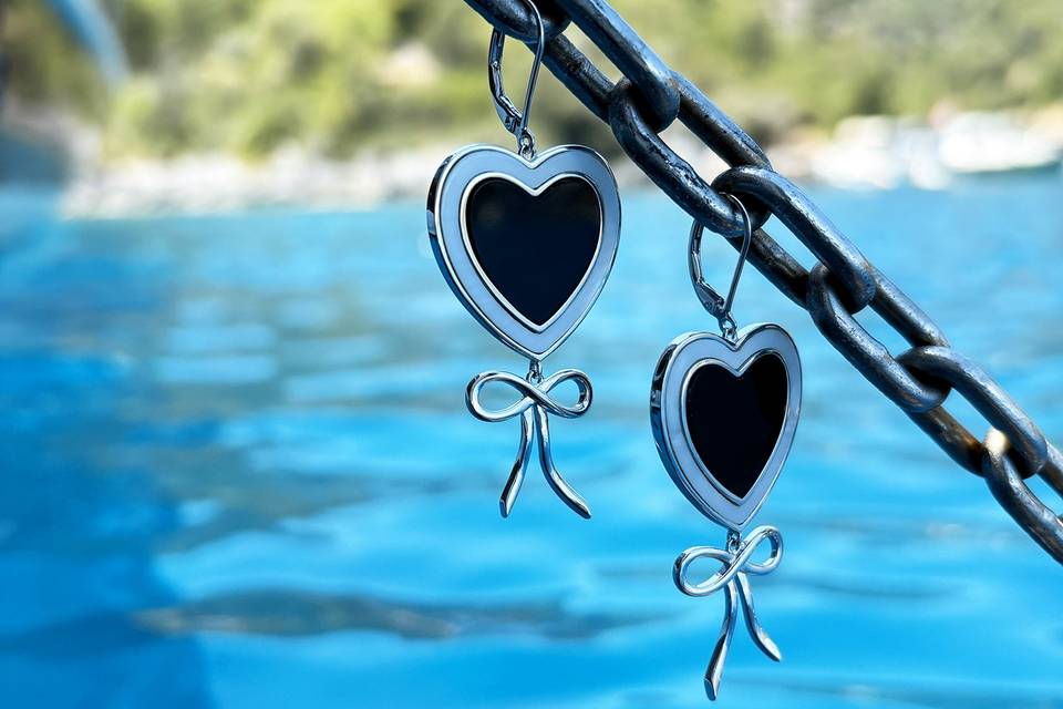 Heart earrings