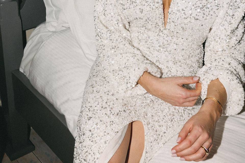 Bridal evening look alteration