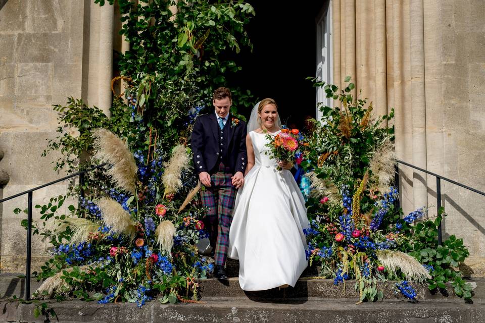 Wedding church arch