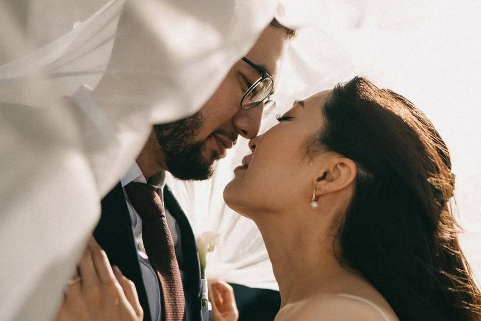 Passionate moment