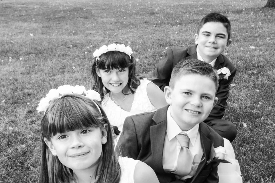 Flower girls and ring bearers