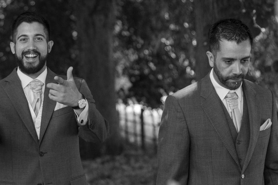 Groom and best man