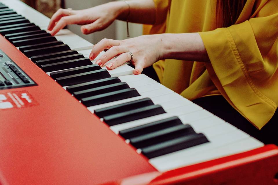 Red piano