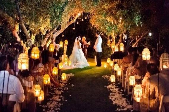 Wedding under the stars