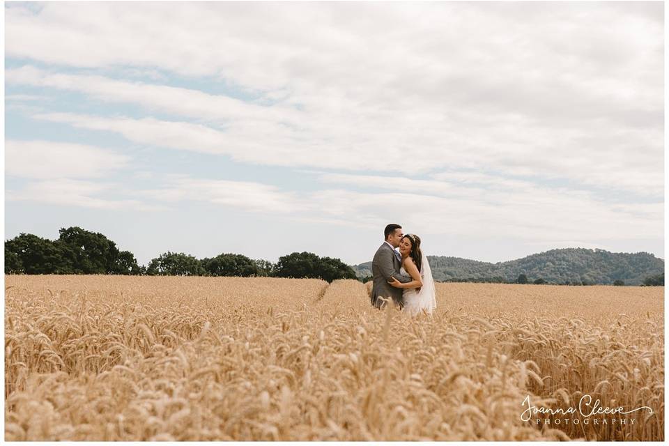 Couple in a field - Joanna Cleeve