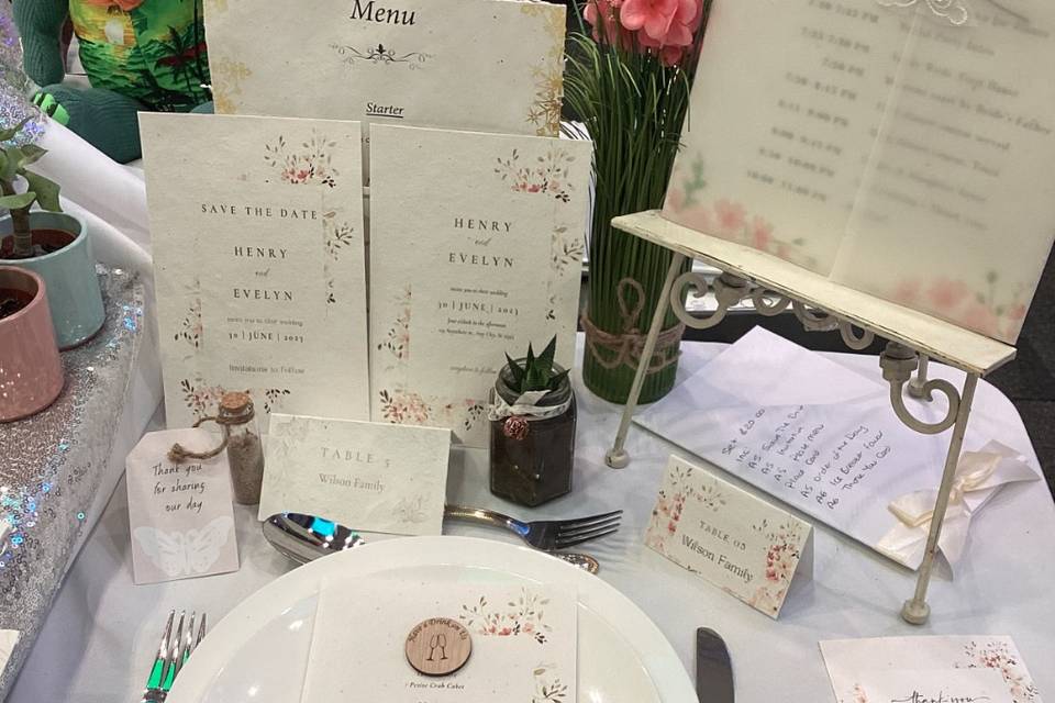 Full table stationery - seed