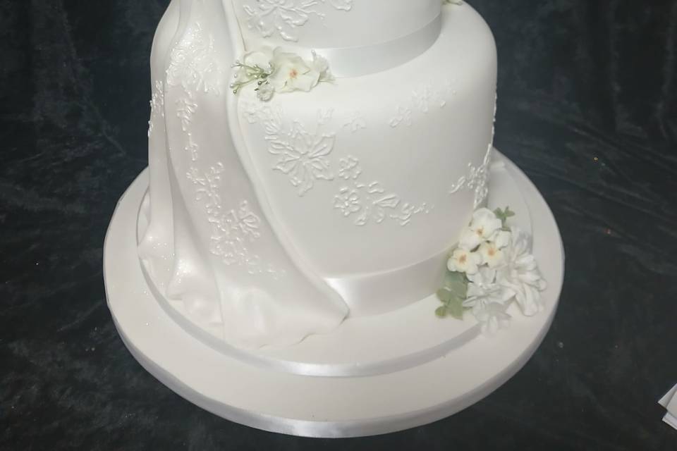 2 Tier Front Shrek Cake