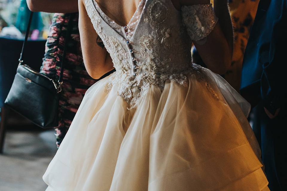 Embellished Wedding Dress