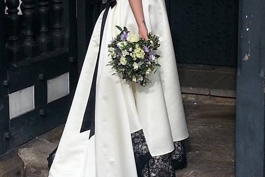 Black and Ivory Gown