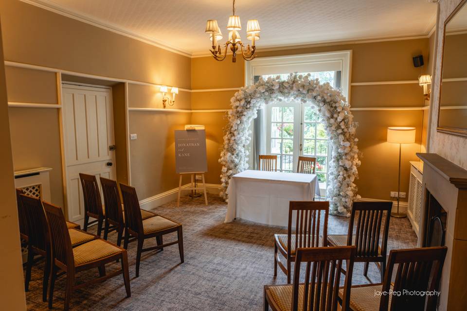 Intimate wedding