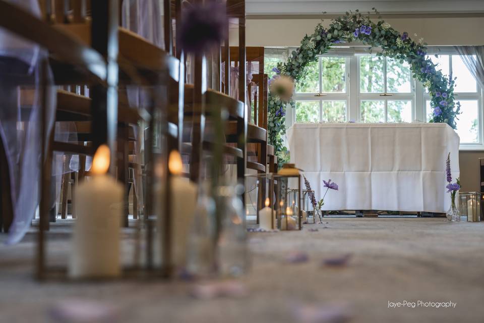 Indoor ceremony