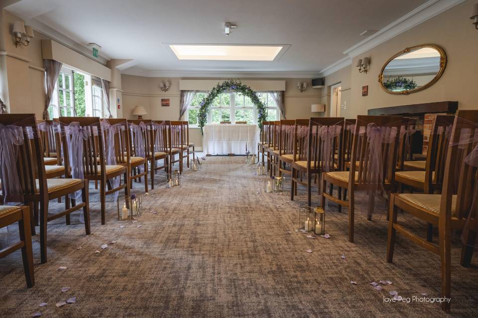 Indoor ceremony