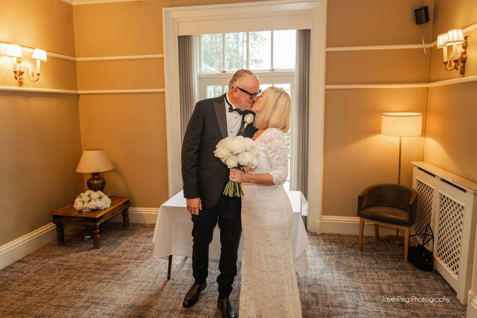 Intimate wedding for two