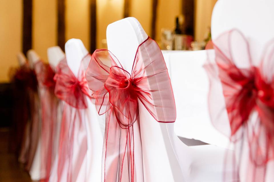 Chair covers and sashes