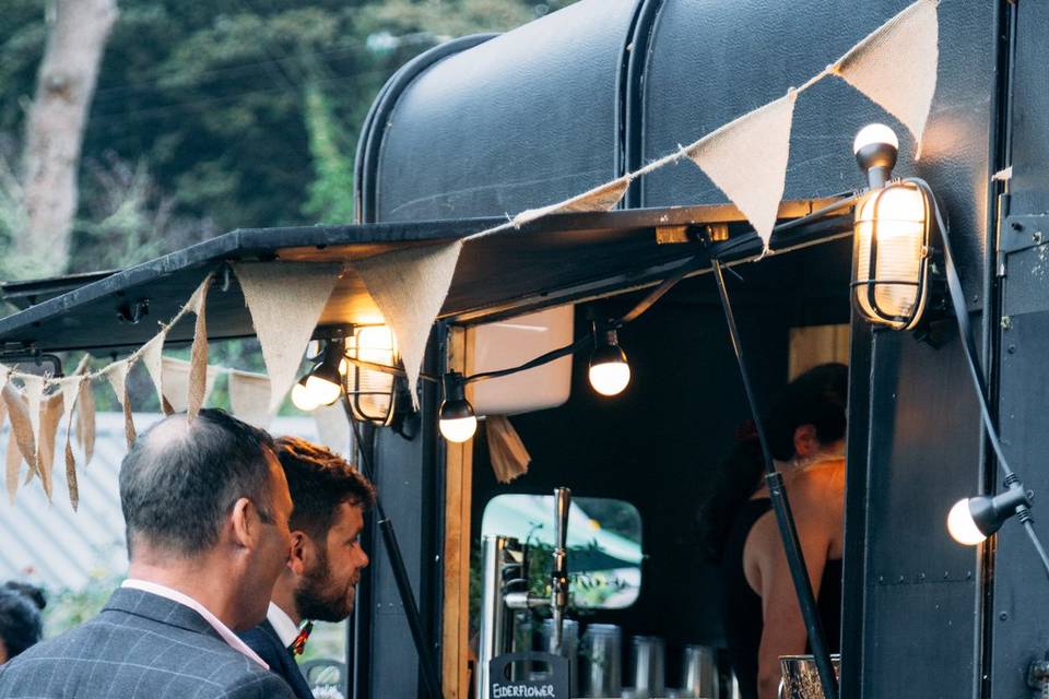 Mobile wedding bar