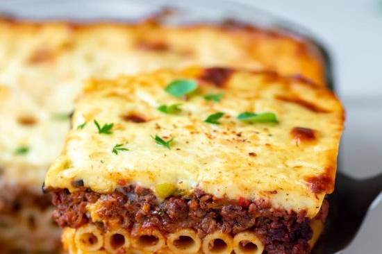 Greek lasagna