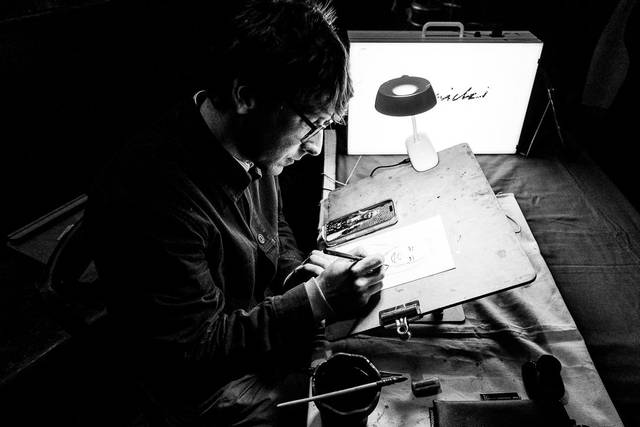 An Illustrator at work