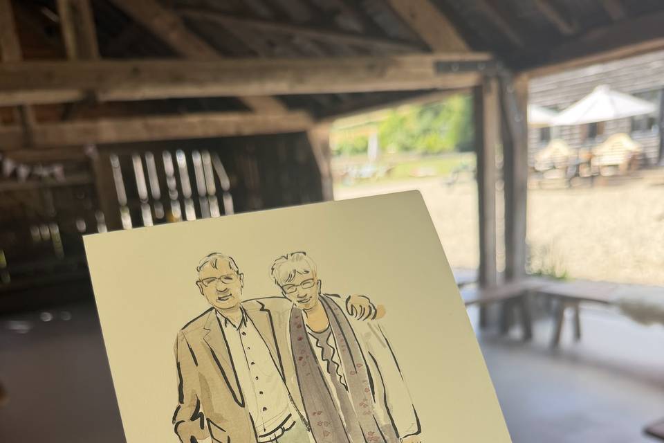 Portrait of couple