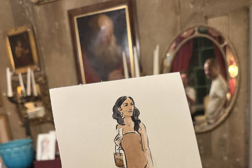 Portrait of guest