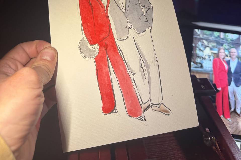 HttpsCouple Portrait done live