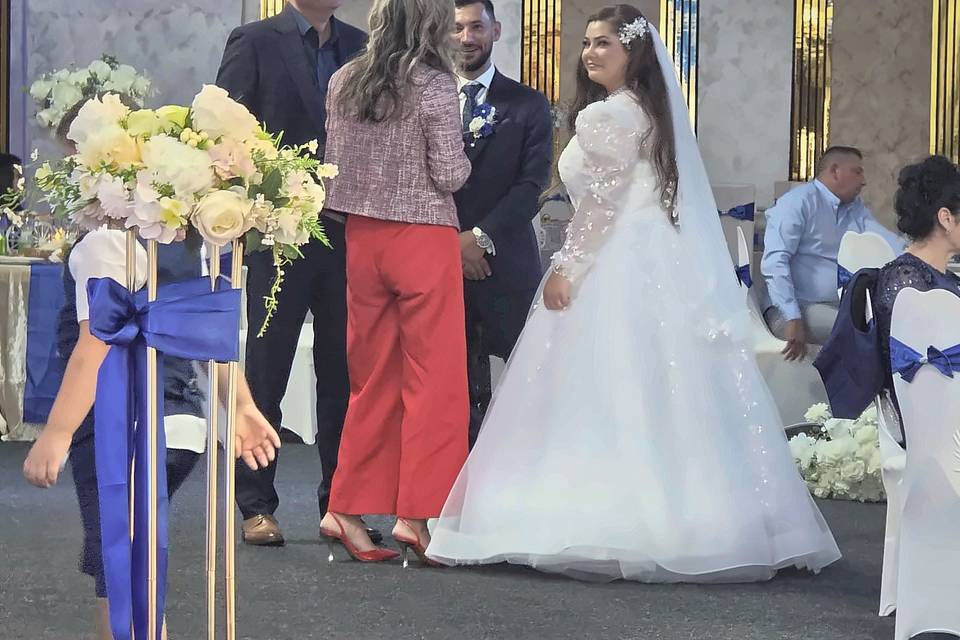 Bride in the Grand Ballroom