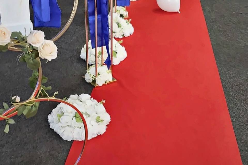 Entrance flowers