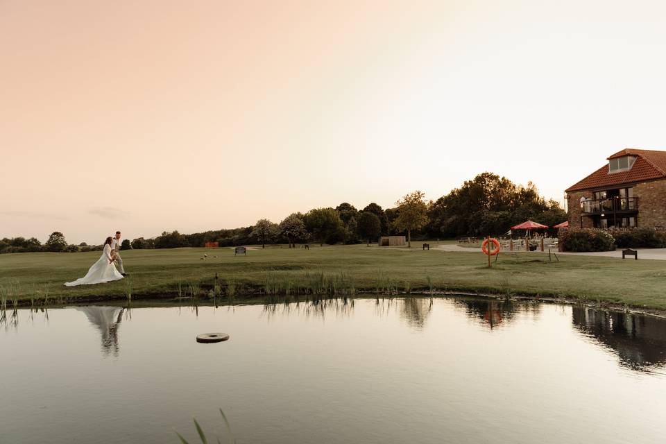 Sunset over the Club House