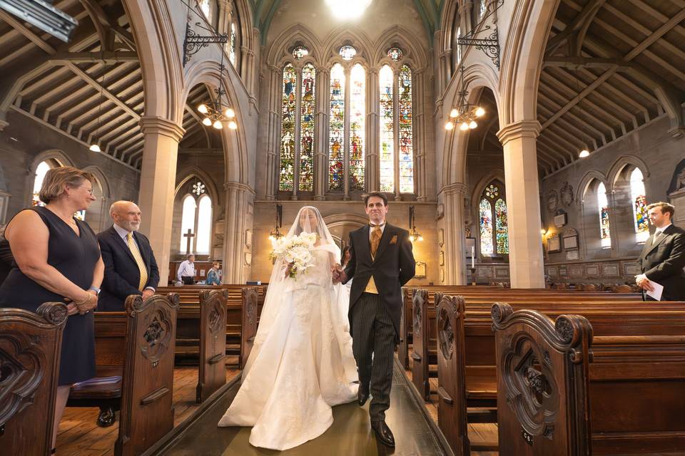 Bride and Father