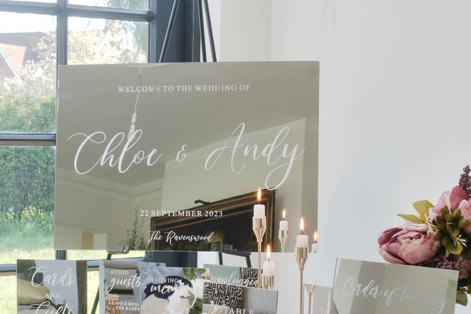 Wedding sign bundle