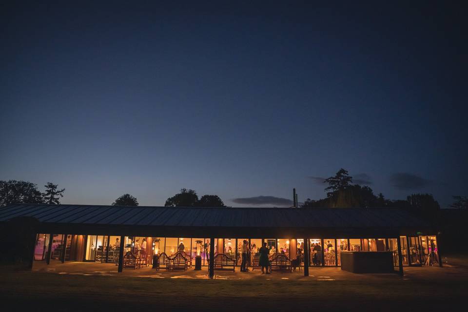 The Pavilion by night