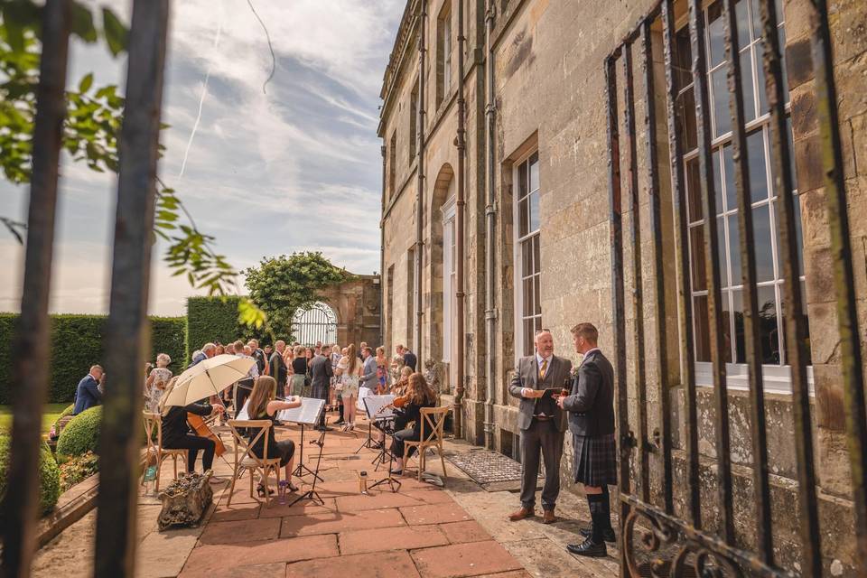 Drinks in the Italian Gardens