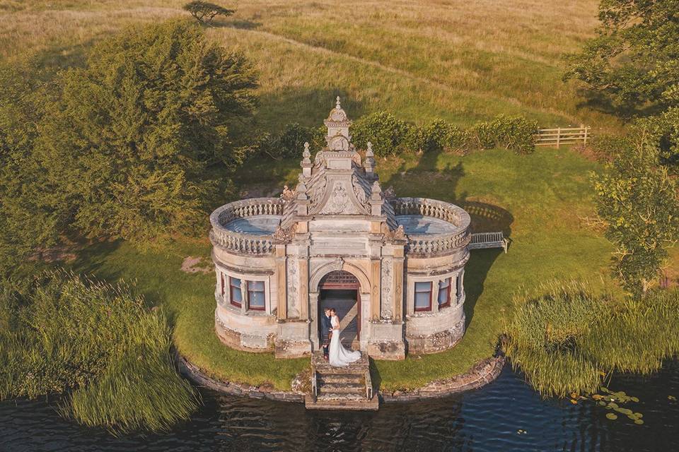 Birdseye of The Bathing House