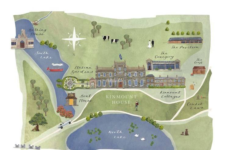 Map of Kinmount House