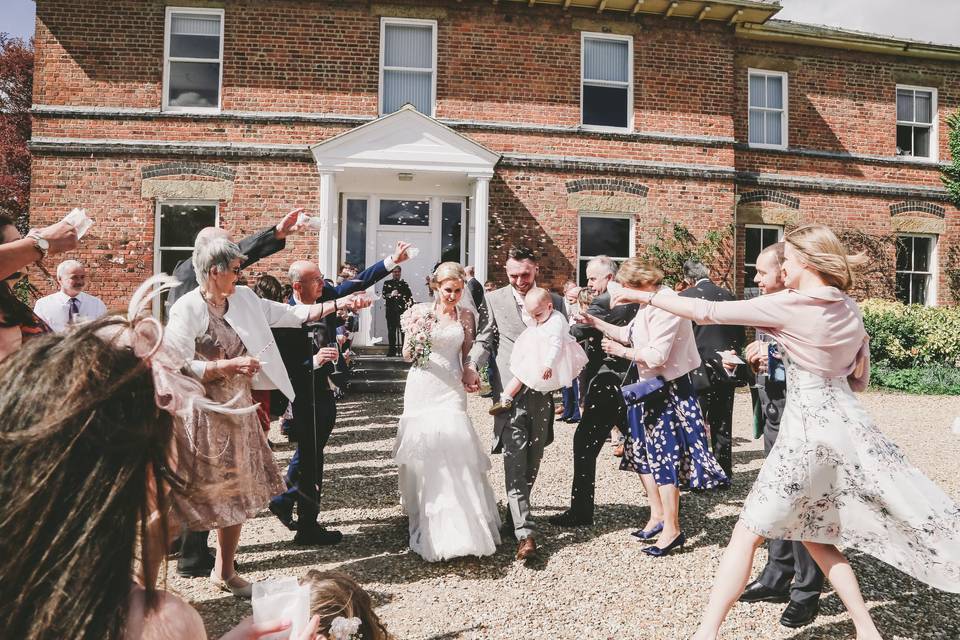 Shottle Hall confetti shot