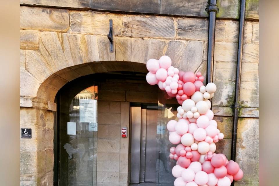 Bespoke wedding entrance