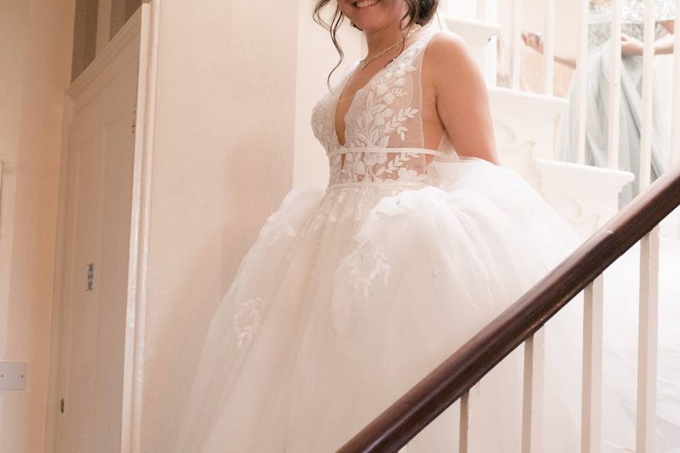 On her way to saying I do