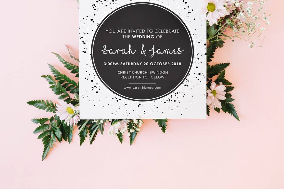 Wedding Invite - Scatter